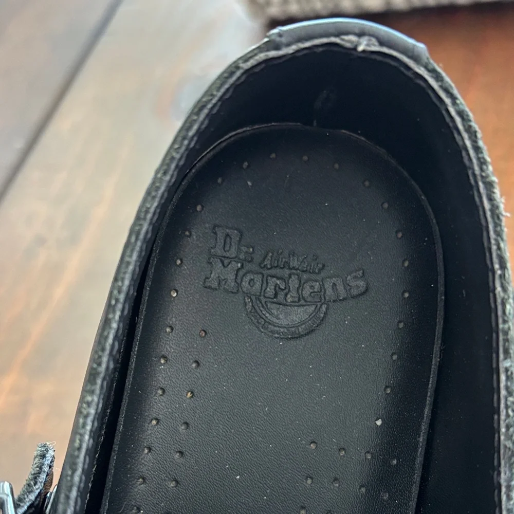 Dr. Martens Black Leather Double Strap Mary Jane Shoes | Size 6 women’s - Picture 2 of 6